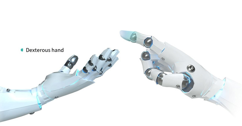 insansı robot simülasyonu parmak eklemleri